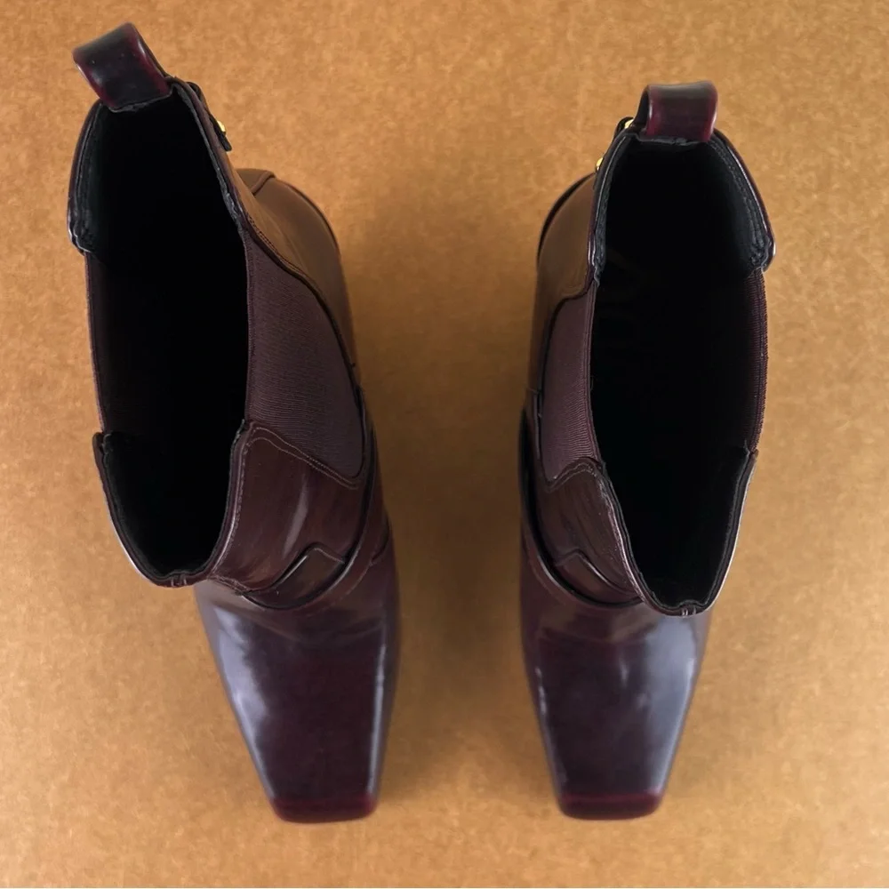 NEW SAM EDELMAN BUCKLE WESTERN BOOTIES - Picture 11 of 12
